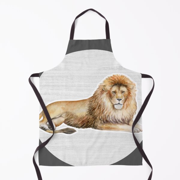 Item preview, Lion Watercolor Drawing designed and sold by LivingColorful.