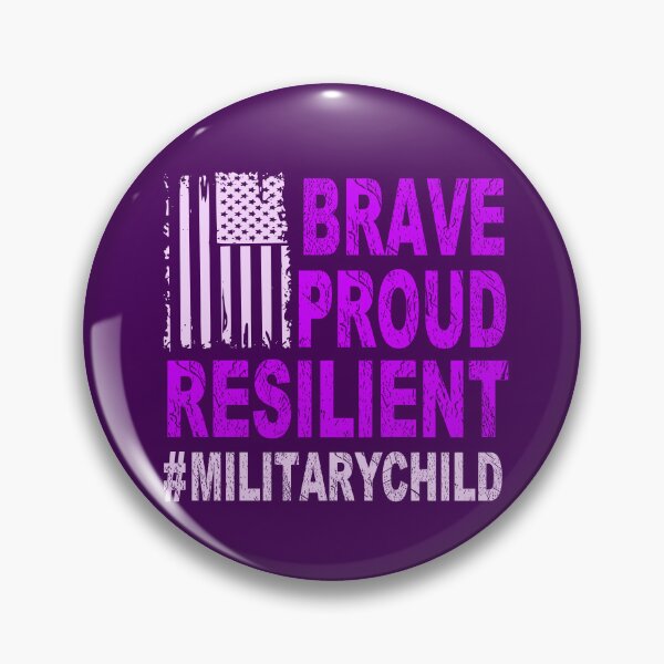 Item preview, Brave proud resilient Military child designed and sold by Colorfulman.