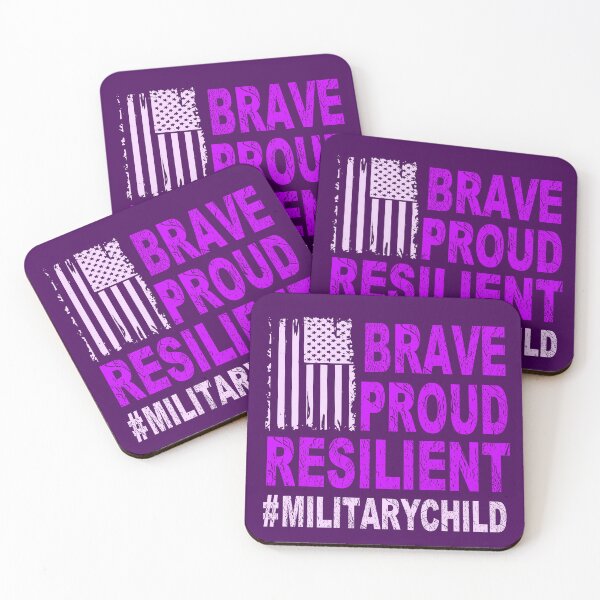 Item preview, Brave proud resilient Military child designed and sold by Colorfulman.