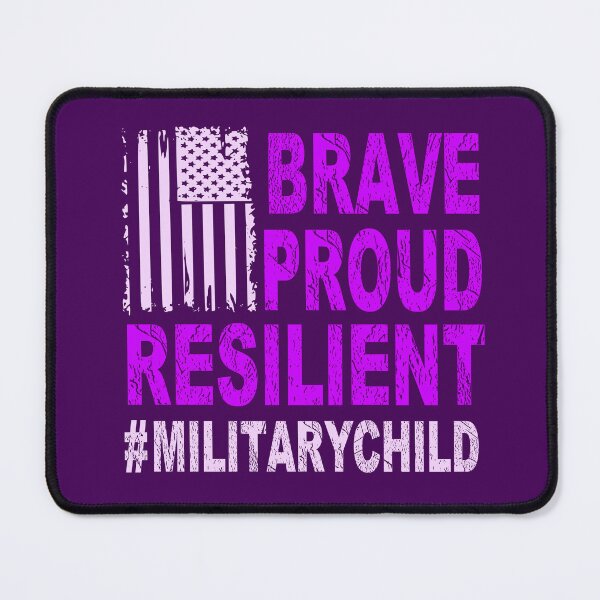 Item preview, Brave proud resilient Military child designed and sold by Colorfulman.