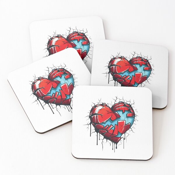 Item preview, broken heart designed and sold by ebialonestar.