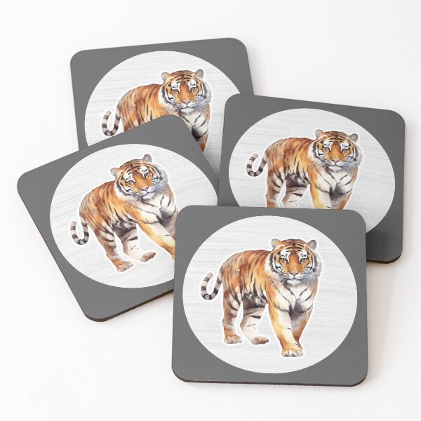 Item preview, Tiger Watercolor Drawing designed and sold by LivingColorful.