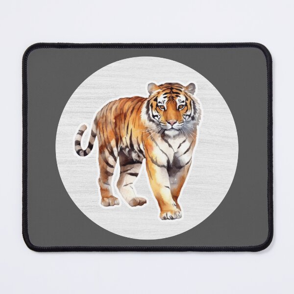 Item preview, Tiger Watercolor Drawing designed and sold by LivingColorful.