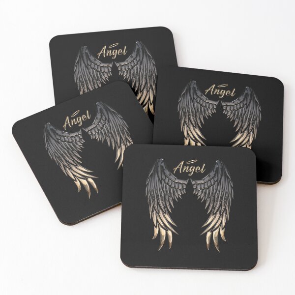 Item preview, Angel Wings & Halo Design: The Golden Embrace designed and sold by Obnoxious Teez.