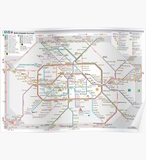 Berlin S-Bahn Map - Germany Poster