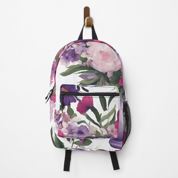 Item preview, A pot of flowers pink and purple colour designed and sold by NingningS.