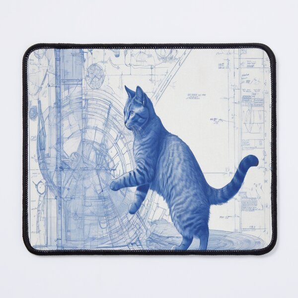 Item preview, Blueprint_Cat_01 designed and sold by 100Strokes.
