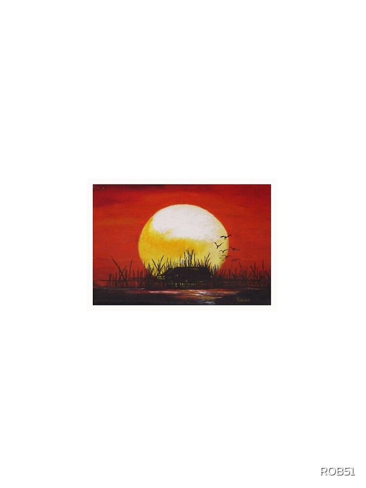 Thumbnail 3 of 3, Scarf, Asian Sunset designed and sold by ROB51.