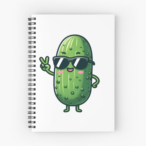 Item preview, Cool Anthropomorphic Cucumber in Sunglasses designed and sold by Delamoon.