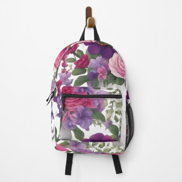 Item preview, A pot of flowers, pink and purple colour designed and sold by NingningS.