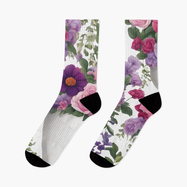 Item preview, A pot of flowers, pink and purple colour designed and sold by NingningS.