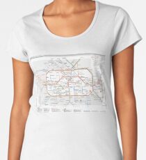 Berlin U-Bahn Map - Germany Women's Premium T-Shirt