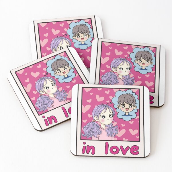 Item preview, Girl falling in love. designed and sold by atika-atk.