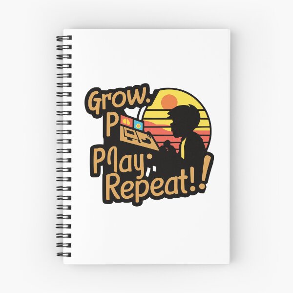 Item preview, Grow, play, repeat! funny gift designed and sold by Dinsigne.