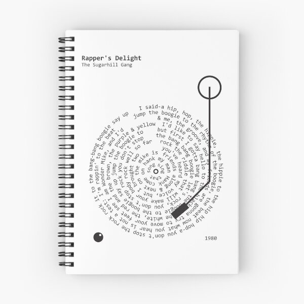 Item preview, Rappers Delight Sugarhill Gang Lyrics designed and sold by MancBusyBee.