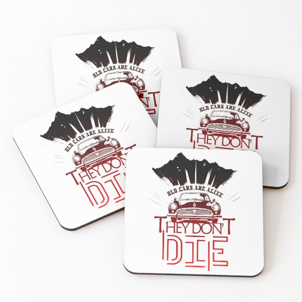 Item preview, Old Cars Are Alive - Retro Illustration Celebrating Vintage Vehicles designed and sold by ironpalette.