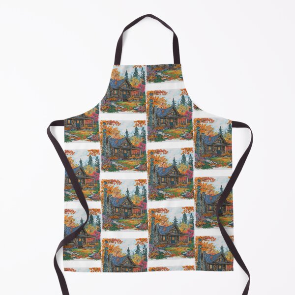 Item preview, Rustic Log Cabin Scene designed and sold by PaperieJennifer.