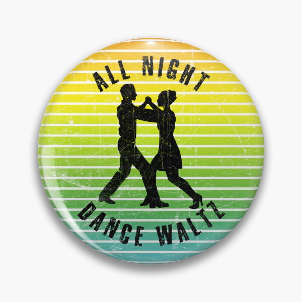 Item preview, Black silhouette of a couple dancing waltz against a background of colorful stripes designed and sold by HarridanCreates.