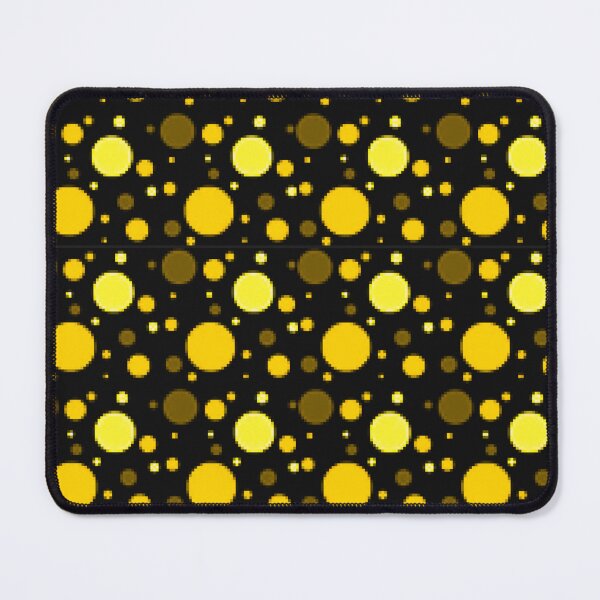 Item preview, Black with Yellow Polkadot Pattern designed and sold by Pattern Hub.