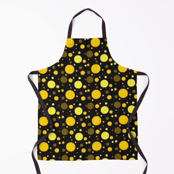 Item preview, Black with Yellow Polkadot Pattern designed and sold by Pattern Hub.