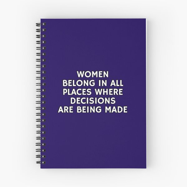 Item preview, Women belong in all places where decisions are being made  designed and sold by Inspirationmotivation.