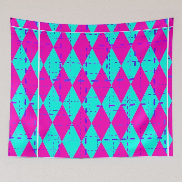 Item preview, Stunning Tiles Pattern ||Blue/Purple designed and sold by Pattern Hub.