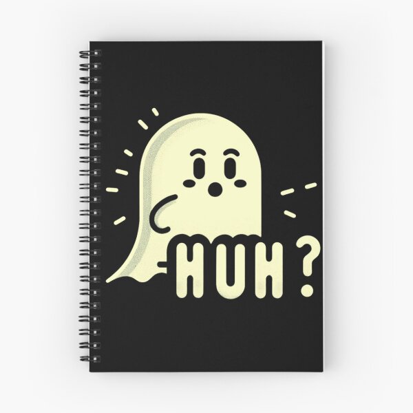 Item preview, Surprised little ghost saying "Huh?". designed and sold by Ayman Toumarti.