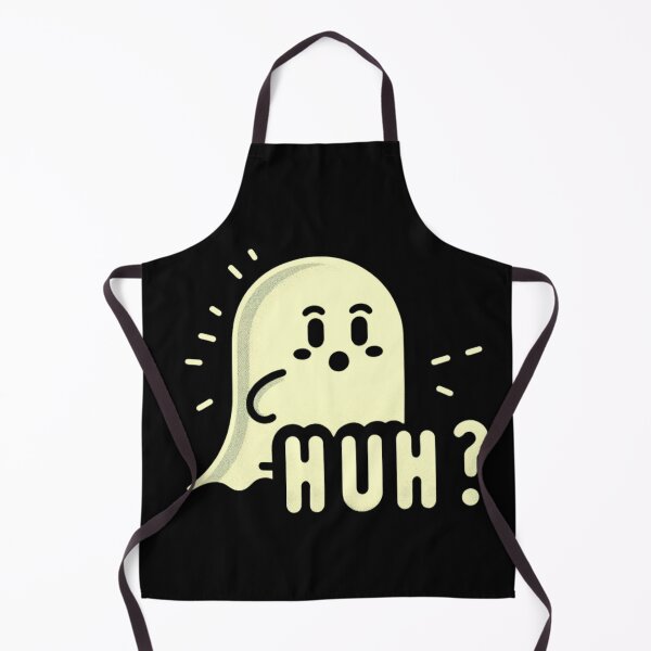 Item preview, Surprised little ghost saying "Huh?". designed and sold by Ayman Toumarti.