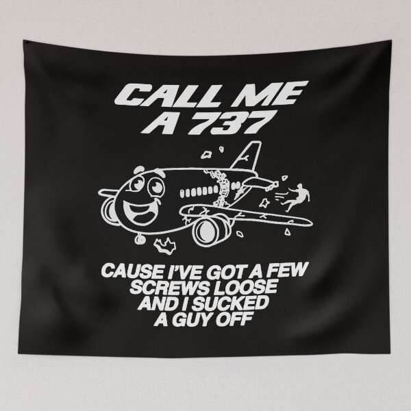 Item preview, Call Me A 737 Cause I’ve Got A Few Screws Loose And I Sucked A Guy Off designed and sold by AME ⭐⭐⭐⭐⭐.