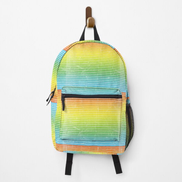 Item preview, Colorful summer scratched stripes designed and sold by HarridanCreates.
