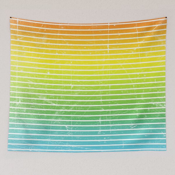 Item preview, Colorful summer scratched stripes designed and sold by HarridanCreates.