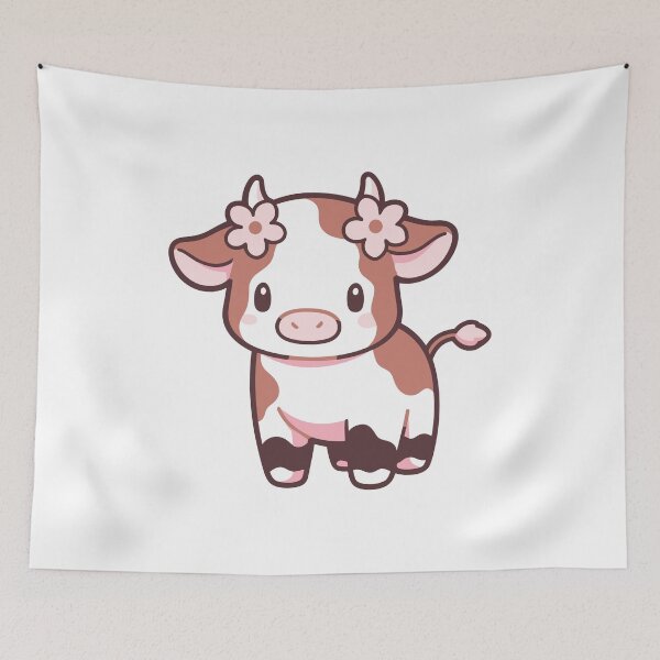 Item preview,  a cute  babe cow in pink  designed and sold by khalidteez.