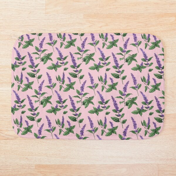 Item preview, Patrón floral de lavanda púrpura designed and sold by YuiBerry84.