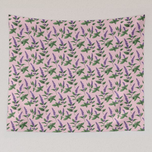 Artikelvorschau, Lila Lavendel-Blumenmuster entworfen und verkauft von YuiBerry84.