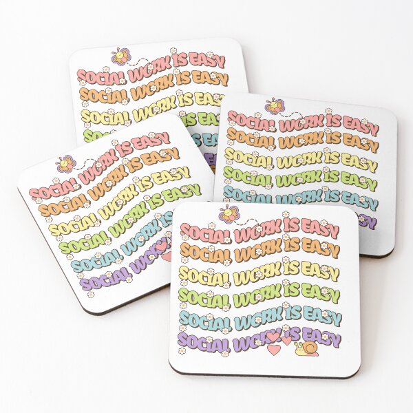 Item preview, Social Work Is Easy designed and sold by hibamar.