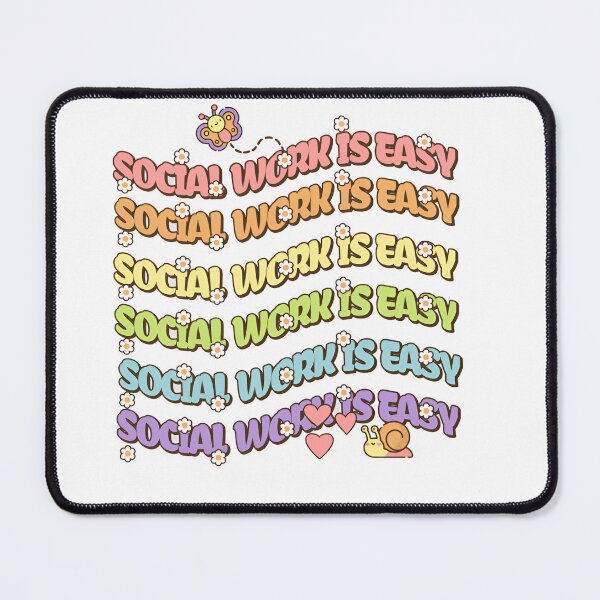 Item preview, Social Work Is Easy designed and sold by hibamar.
