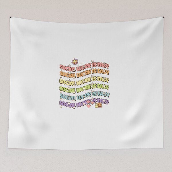 Item preview, Social Work Is Easy designed and sold by hibamar.