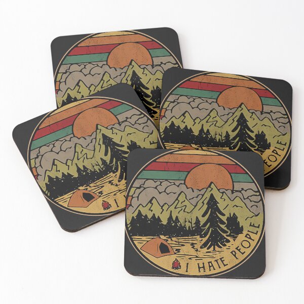 Item preview, Camping I Hate People I Love Camping Vintage designed and sold by PatrickTetrea.