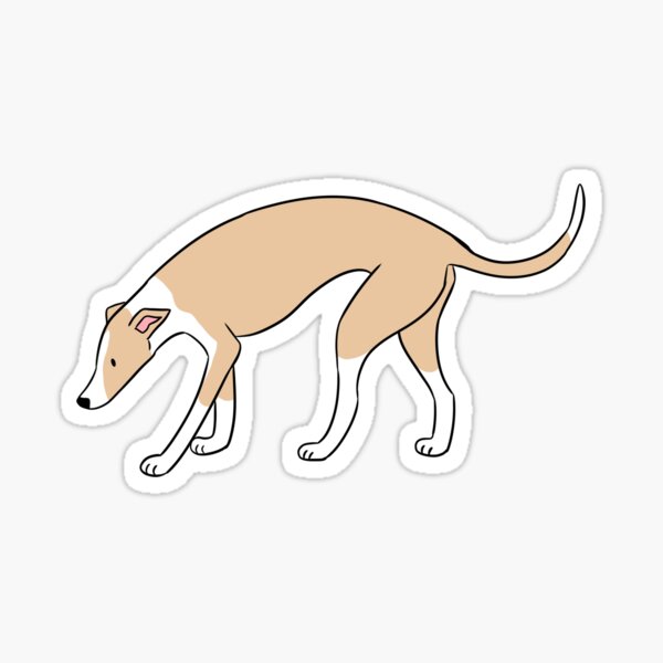 Item preview, Cute Greyhound dog  designed and sold by Yaragold.