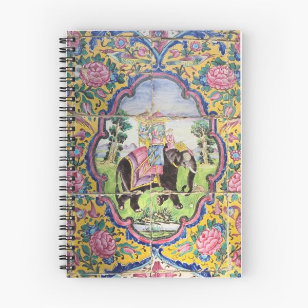Item preview, Elephant Golestan Palace tiles designed and sold by ColourfulNomad.