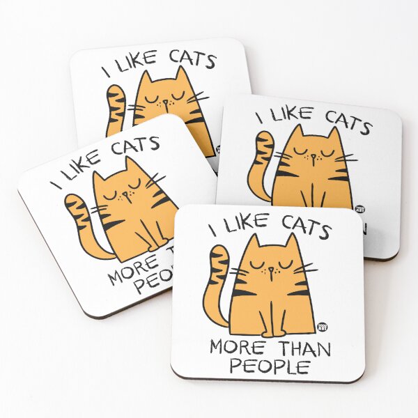 Item preview, I Like Cats More Than People designed and sold by TODD GOLDMAN.