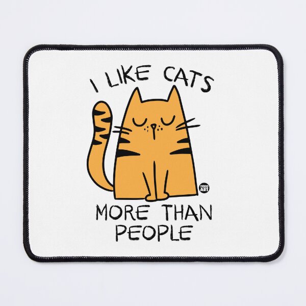 Item preview, I Like Cats More Than People designed and sold by TODD GOLDMAN.