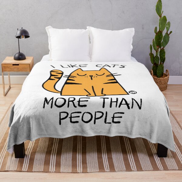 Item preview, I Like Cats More Than People designed and sold by TODD GOLDMAN.