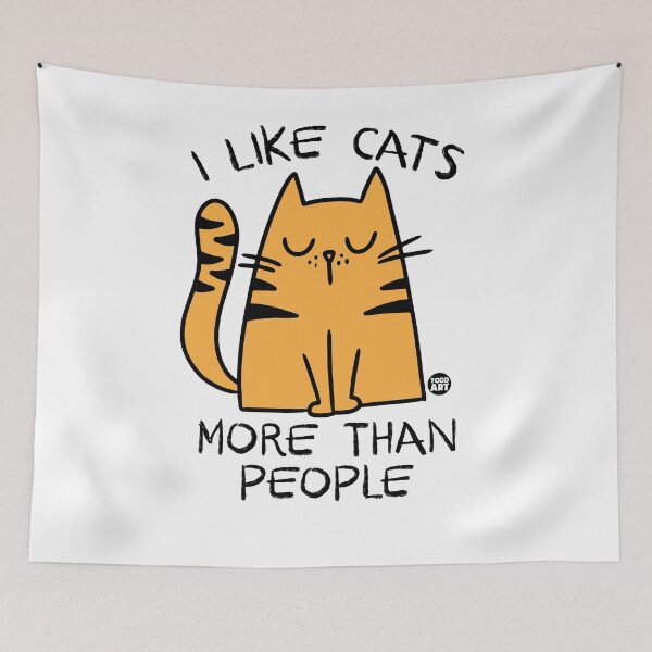 Item preview, I Like Cats More Than People designed and sold by TODD GOLDMAN.