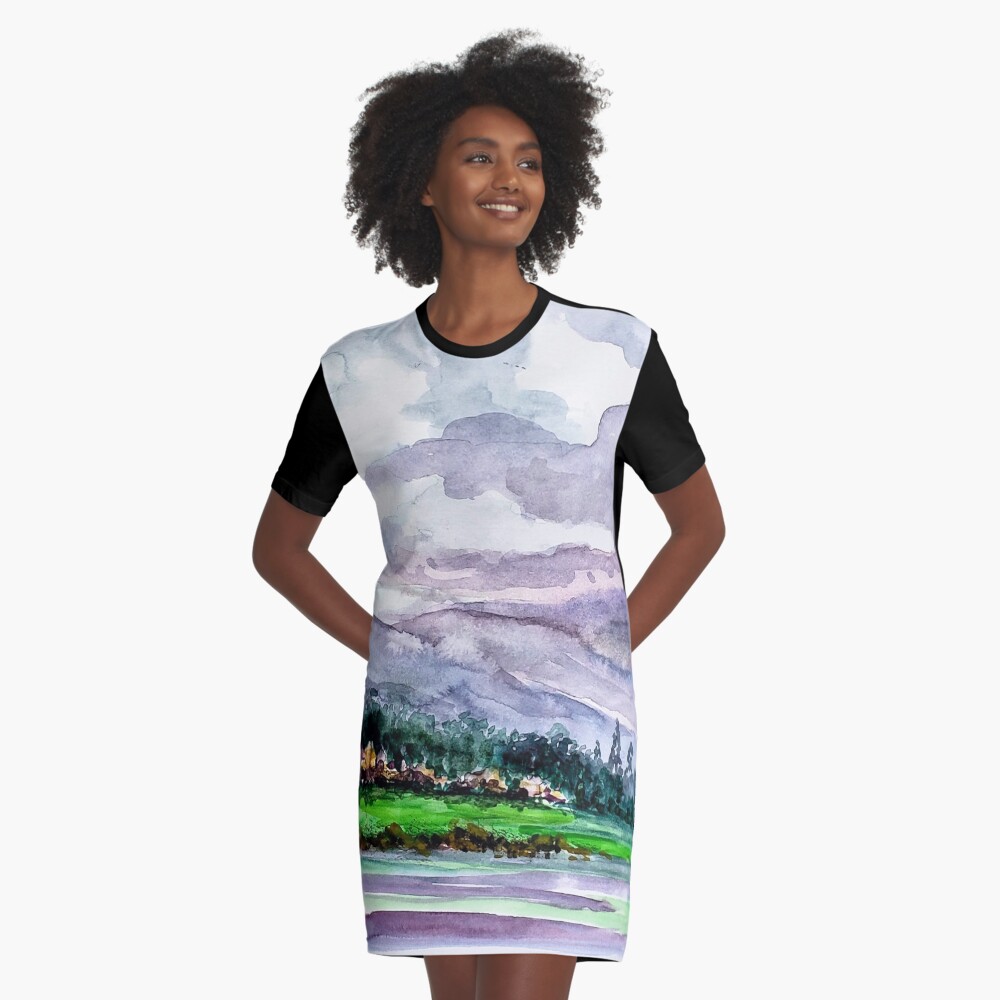 Item preview, Graphic T-Shirt Dress designed and sold by TSteeleArt.