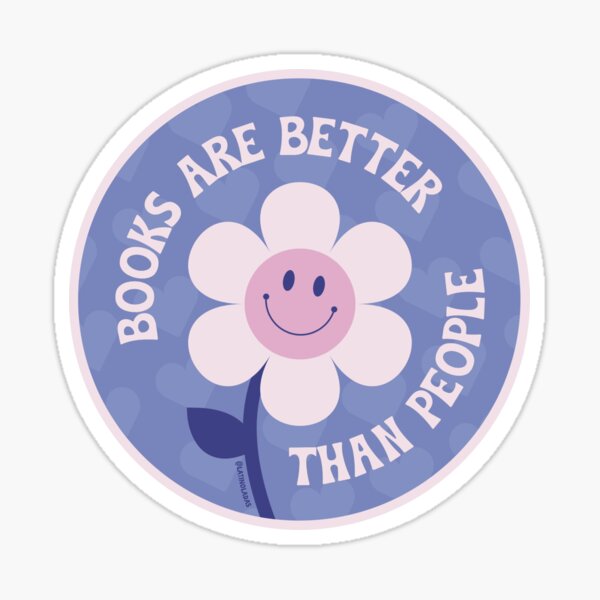 Artikel-Vorschau von Bücher sind besser als Menschen / Pastellrosa, Lila, Flieder, Bücherwurm, ästhetisches Gänseblümchen, Retro-Groovy-Blumen für Kindle-Girlie-Leser Tbr, designt und verkauft von Latinoladas.