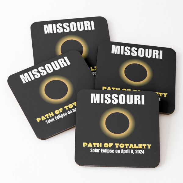 Item preview, Missouri Path Of Totality Solar Eclipse On April 8 2024 designed and sold by ANNINOART ⭐⭐⭐⭐⭐.