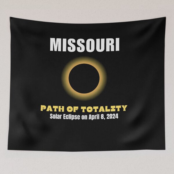 Item preview, Missouri Path Of Totality Solar Eclipse On April 8 2024 designed and sold by ANNINOART ⭐⭐⭐⭐⭐.