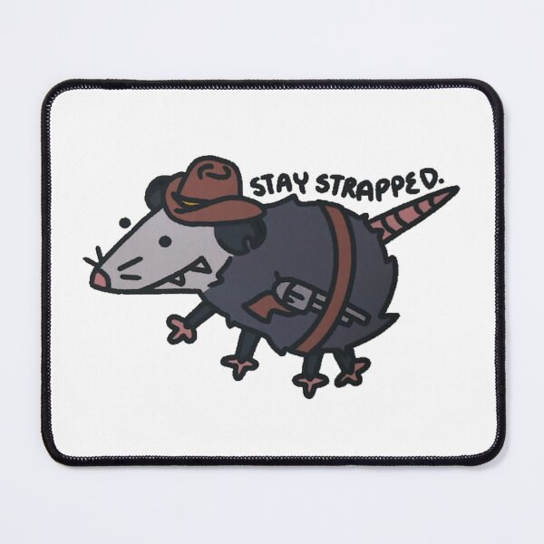 Item preview, Stay Strapped Possum Funny Cowboy Rat designed and sold by SAFIXO.