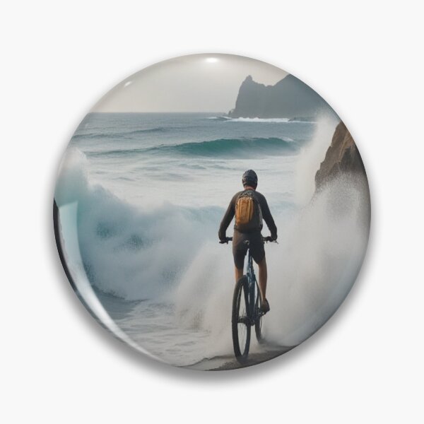Item preview, A Young Man Cycling Along the Seashore designed and sold by islam gamal.